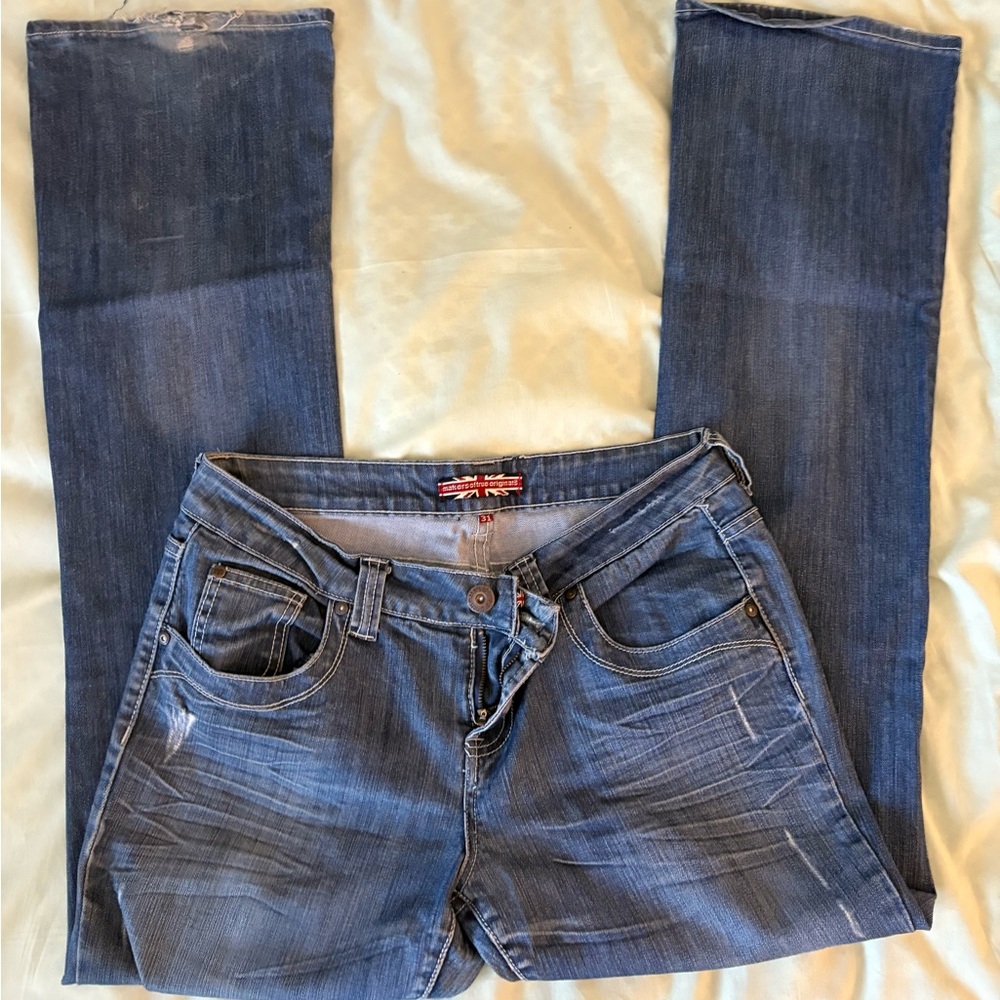 Makers of True Originals vintage low rise flare jeans women’s 31💗